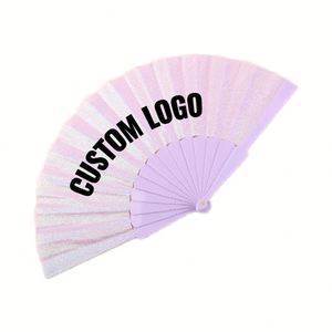Éventail pliable personnalisé avec impression sur mesure pour les fêtes, les événements en plein air, la décoration de mariage et les cadeaux d'entreprise - Product Image 1
