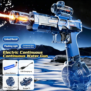 Pistolet à eau électrique automatique grande capacité le plus puissant avec capteur de mouvement et lumière, idéal pour les <span class=keywords><strong>jeux</strong></span> d'été en extérieur pour enfants - Vente chaude - Product Image 6