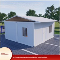 Villa résidentielle préfabriquée en acier léger nouvelle structure métallique rurale intégrée imperméable préfabriquée conteneur maison CE