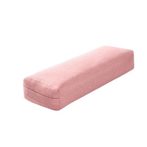 Yoga Bolster Pink Purple Gray Iyengar Pillow Lumbar Support For Yoga Pilates Practice - Product Image 2