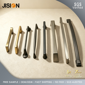 Tiradores de Lujo para Muebles de Aluminio, Doble Color, Barra en T, Dorado, Negro, <span class=keywords><strong>Blanco</strong></span>, Fabricantes de Tiradores Modernos para Gabinetes de Cocina - Product Image 1