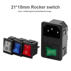 ICE320 Ổ Cắm Điện Xoay Chiều C14 Với Công Tắc Bật Tắt Được Chiếu Sáng Và Giá Đỡ Cầu Chì Ổ Cắm Điện 3 Chấu 10A 250V Có Giá Gắn Bảng Điều Khiển - Product Image 6