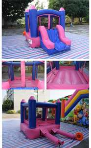 Château gonflable de saut pour enfants, mini château gonflable avec toboggan, bon marché, pour la maison ou les petits - Product Image 2