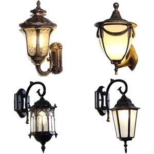 Outdoor Wall Lamp Led Waterproof 110-240V Tempered Glass Cylinder For Porch Patio Stairway <b>Corridor</b> <b>Lighting</b> - Product Image 4