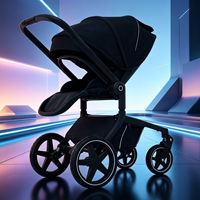Nouveauté Land Leopard Eagle Kingkong, poussette bébé 3 en 1 de luxe avec cadre en aluminium, pliable, légère et respirante