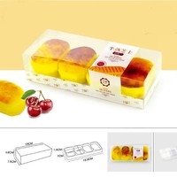 Conteneur de plateau d'insertion de boîte à gâteau au fromage en plastique transparent jetable de qualité alimentaire écologique pour l'emballage de gâteau