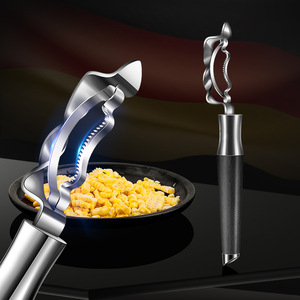 304 Stainless Steel Corn Peeler Black Wood Handle Dishwasher Safe Kitchen Tool For Quick Corn Removal - Product Image 1