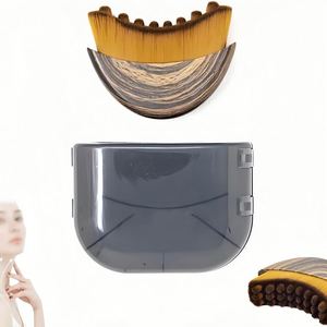 Brosses de massage lymphatique pour le visage et le corps, masseur de drainage lymphatique pour le visage, brosse sèche pour le visage, brosse pour le menton et la ligne de la mâchoire - Product Image 4