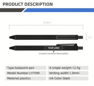 Multicolor Custom Logo Plastic Business <b>Ballpoint</b> <b>Pen</b> Cheap Promotional Gift Logo <b>Pen</b> - Product Image 3