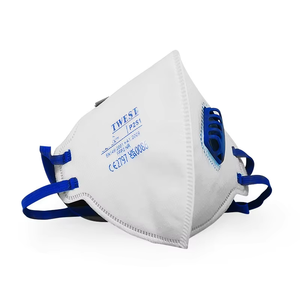 <span class=keywords><strong>Respirator</strong></span> FFP2 sekali pakai, dipasang dan dapat dilipat dengan katup pernapasan masker debu dikemas terpisah - Product Image 1