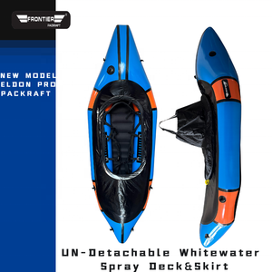Packraft de Randonnée en Eau Douce Super Good Model - <span class=keywords><strong>Tube</strong></span> en TPU 420D Robuste et Durable avec Fond Renforcé 840D - Packraft de Randonnée en Eau Douce Frontier - Product Image 4