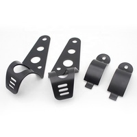 Nouvelle arrivée universel moto phare support de montage noir 34mm-38mm fourche Tube pour Harley Chopper Bobber