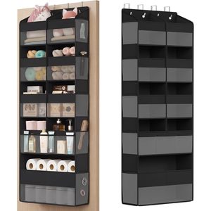 Over The Door Organizer 9 Compartment Hanging Storage <b>Shelf</b> Foldable Closet Organizer Heavy Duty 33x15x85cm - Product Image 1