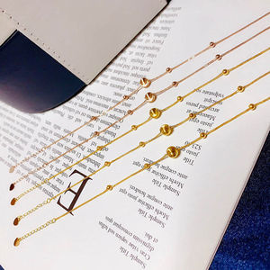 Bracelet en or véritable 18 carats serti de diamants classiques en gros, œil de chat, or jaune, chaîne fine, cadeaux de mariage, certifié NGTC - Product Image 3