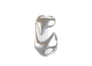 Premium <span class=keywords><strong>Original</strong></span> Matte Grillz Style Silver para <span class=keywords><strong>AirPods</strong></span> <span class=keywords><strong>3</strong></span> Case Unique Premium Feel Funda protectora para auriculares - Product Image 2