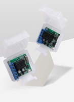Interruptor de Control Remoto Inalámbrico de 433MHz, Receptor de Relé de 1 Canal, 12V/24V CC, 10A, para Motor de Puerta de Garaje, Encendido/Apagado de Luces, Transmisor