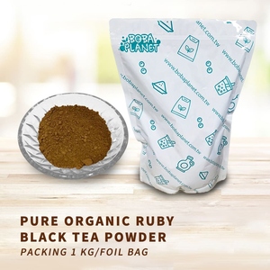 Boba Planet - Té Negro en Polvo Ruby, Certificado HACCP, 1 kg * 20 Bolsas, Té Instantáneo para Té con Leche, Taiwán - Product Image 2