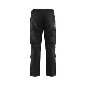 BLAKLADER - 144818329900C152 Pantaloni Industry stretch con tasca per ginocchiere Nero-EAN 7330509759776 PANTALON DE TRAVAIL - Product Image 2