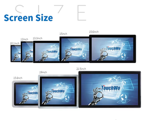 Alüminyum alaşım endüstriyel duvar montaj 10.1 10.4 inç 10 puan android pencere <span class=keywords><strong>linux</strong></span> gömülü dokunmatik ekran usb monitör - Product Image 6