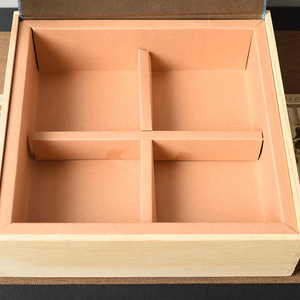 Tea Packaging <b>Box</b> Wooden Rectangle Blue <b>Pine</b> Material Custom Order For Tea Storage - Product Image 5