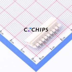 HC-5264-9AW Wire-to-Board Pin Header Bent Lead Through Hole,P=2.5mm Connector 1x9P 2.5mm Right Angle Insert Mini-SPOX (5264) - Product Image 2