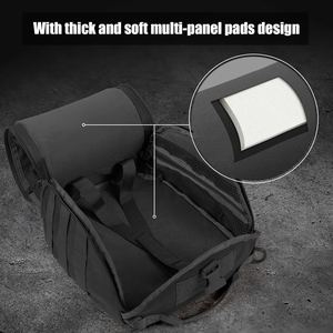 Sac de rangement pour casque tactique avec sangles MOLLE, étui de transport rembourré pour casque avec plusieurs compartiments - Product Image 6