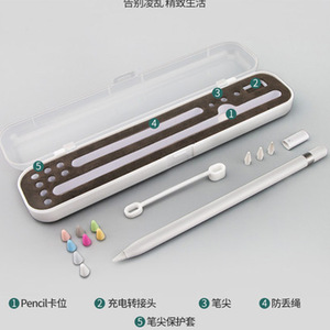 Étui à crayons pour Apple Pencil 12 en 1, fermeture à glissière en plastique, utilisation scolaire et de bureau - Product Image 4