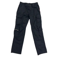 BAWANGCHENG Pantalon cargo à jambes droites de haute qualité 100% coton, taille plus, style streetwear hip-hop, pour hommes, imperméable et anti-plis