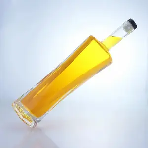 Ordinary Bottle Transparent European And American Glass Bottle Thick Bottoming Wine Bottle Custom Modern Style