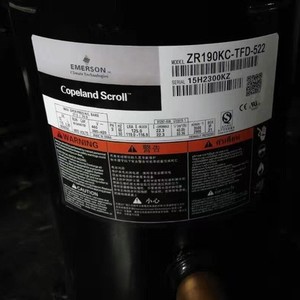 คอมเพรสเซอร์แบบสโครล Emerson Copeland รุ่น ZR190KC-TFD-522 15 แรงม้า อะไหล่เครื่องทำความเย็น - Product Image 1