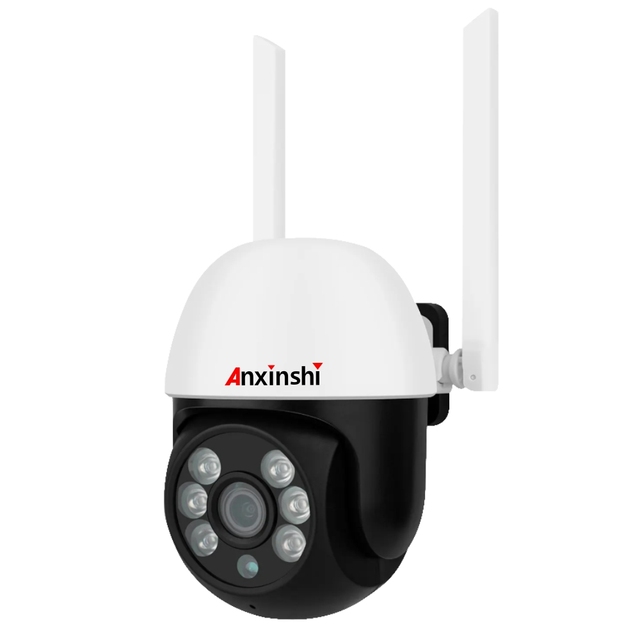 Anxinshi MiNi Wifi PTZ IP Camera 2MP HD Security Camera Motion Tracking Three Night Vision Modes Wireless CCTV Camera