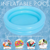 Aufblasbarer Planschpool für Kinder, Baby-Schwimmbecken für Garten und Outdoor, PVC-Spielbecken