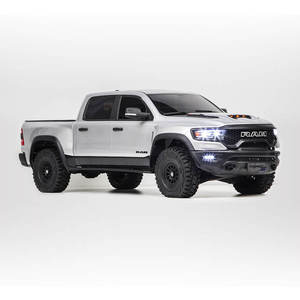 Traction Hobby KM 1/8 Dodge RAM 1500 RC Crawler, Camioneta Todoterreno con Motor sin Escobillas, Eje Metálico con Bloqueo de Diferencial, Modelo de Auto para Aficionados, RTR - Product Image 5