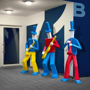 Sculpture de celliste entièrement artisanale pour l'extérieur, statue de musicien pour l'<span class=keywords><strong>immobilier</strong></span>, les rues commerciales, les parcs paysagers, les décorations de mariage - Product Image 1