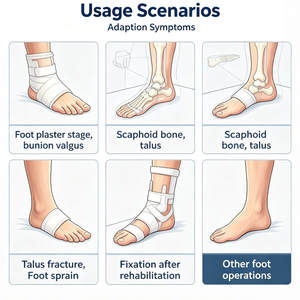 Bota Ortopédica Ajustable <span class=keywords><strong>de</strong></span> Lona Transpirable y Cómoda para <span class=keywords><strong>Fractura</strong></span> <span class=keywords><strong>de</strong></span> <span class=keywords><strong>Pie</strong></span> o Dedo <span class=keywords><strong>del</strong></span> <span class=keywords><strong>Pie</strong></span> - Product Image 5