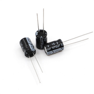 Aluminum Electrolytic Capacitor 470UF16V 8x12mm For Humidifiers And Small Appliances - Product Image 2