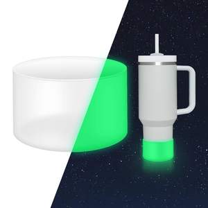 Funda Protectora de Silicona Luminosa para Vaso Stanley Cup de 20-40 oz, Hydroflask de 12-24 oz, Brilla en la Oscuridad, Antideslizante - Product Image 3