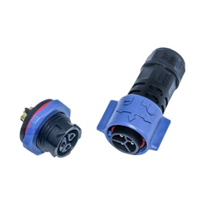 Conector Impermeable IP67 con Bloque de Terminales de <span class=keywords><strong>2</strong></span>/<span class=keywords><strong>3</strong></span>/4 Núcleos, Cable M20 a Panel Hembra, para Motocicleta, Automóvil, Luz LED para Plantas - Product Image 1