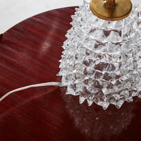 Lampe de table LED en cristal ANNO Lampe de table en verre blanc