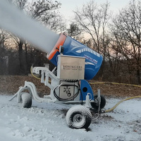 Vente directe d'usine, prix de la machine à neige d'hiver, grand canon à neige, production de neige élevée, fournisseur de machines à neige, vent puissant, large couverture