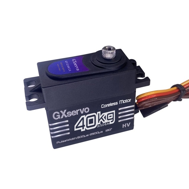Gxservo's 40kg High Torque Coreless Cup Digital Servo Brushless DC Motor Driver Board for RC Airplane Parts Rock Climbing Car