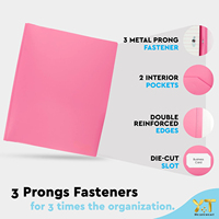 Organizador de Documentos A4 con Logotipo Personalizado para Suministros de Oficina Escolar, Carpeta de Archivos de Material PP con Ranura para Tarjetas de Visita y Bolsillos Dobles