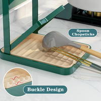 Support de rangement de cuisine à bas prix couvercle de casserole détachable étagère de séchage couverture de batterie de cuisine organiser le support
