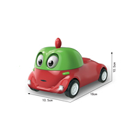 Mini voiture de course de dessin animé QS avec télécommande sans fil 4 canaux 27 MHz, lumières clignotantes, jouet pour enfants, cadeau