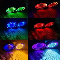 BOTAI événements extérieurs COB Blinder lumière double-CCT 2x100W W + WW Pixel cartographie IP65 étanche matrice lumière LED lumières Laser DMX