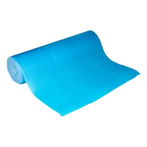 PE Adhesive Clear Floor Protection Blue Transparent Film For Hard Floor