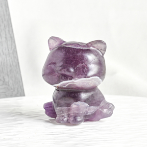 Wholesale Natural Crystal Hand Carved Mini Cat Crystal Cat Carvings Collection for <b>gift</b> - Product Image 4