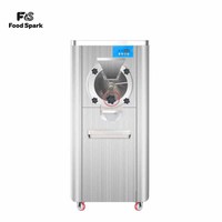 Machine à glace italienne commerciale de comptoir en acier inoxydable, automatique et électrique, pour la fabrication de gelato et de crème glacée dure – Offre spéciale