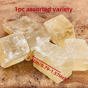 Bán buôn đá Calcite tự nhiên màu vàng chất lượng cao, đá Calcite thô màu vàng, khoảng 5-10 viên/kg - Product Image 2