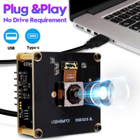 Modul Kamera USB ELP 48MP 200ms Kamera Autofokus Cepat 8000x6000 Kamera Industri Definisi Tinggi untuk Visi Mesin